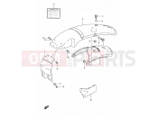 SUZUKI TS125ERC R (1994) 51 - REAR FENDER (MODEL L,MODEL R E01)