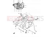 SUZUKI TS125X / TS125XU E (1984) 2 - CRANKCASE