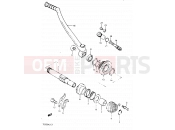 SUZUKI TS125X / TS125XU E (1984) 15 - KICK STARTER