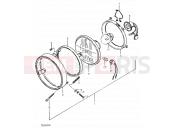 SUZUKI TS250ER N (1992) 20 - HEADLAMP (E04)
