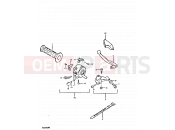 SUZUKI TS250ER T (1996) 61 - LEFT HANDLE SWITCH (E04, E18)