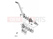 SUZUKI TS250X G (1986) 18 - KICK STARTER