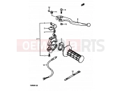 SUZUKI TS250X G (1986) 49A - RIGHT HANDLE SWITCH (MODEL H/J/K E15,E16,E17,E22,MODEL K E02)