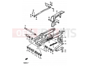 SUZUKI TS250X K (1989) 58 - REAR SWINGING ARM