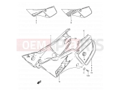 SUZUKI TS50XK E (1984) 29 - FRAME COVER (MODEL E/G/H/J)