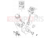 6 - CRANKSHAFT - Suzuki VX800 / VX800U M (1991)