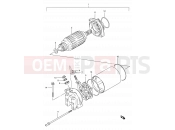 23 - STARTING MOTOR - Suzuki VX800 / VX800U M (1991)