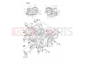 4 - CRANKCASE - Suzuki VX800 L (1990)