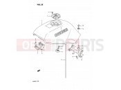 35 - FUEL TANK - Suzuki VX800 L (1990)