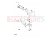 45 - RIGHT HANDLE SWITCH - Suzuki VX800 L (1990)