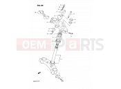 40 - STEERING STEM - Suzuki VX800 L (1990)