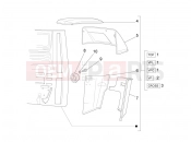 APE 50 2009-től FRONT CHASSIS/BODY