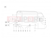 APE 50 2009-től REAR CHASSIS/BODY